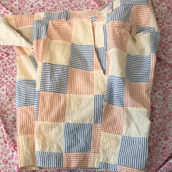 Bobby Jones Players Shorts Multi Stripes Size 32 - Picture 7 of 8